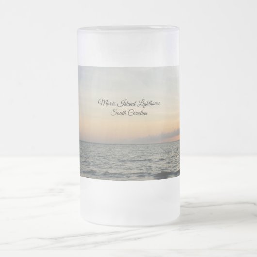 Lighthouse Sunrise Frosted Mok (Center)