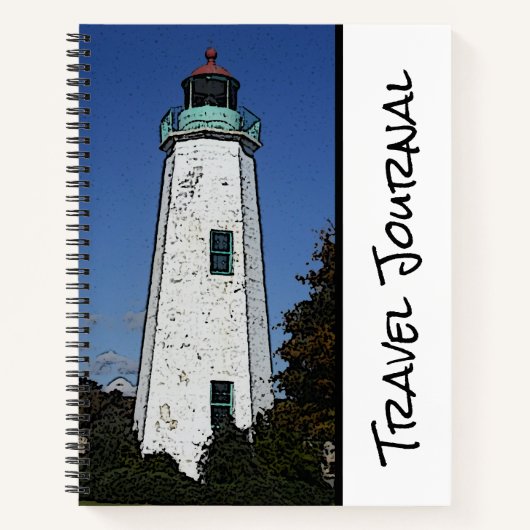 Lighthouse Travel Journal (Spiral Bound) (Devant)