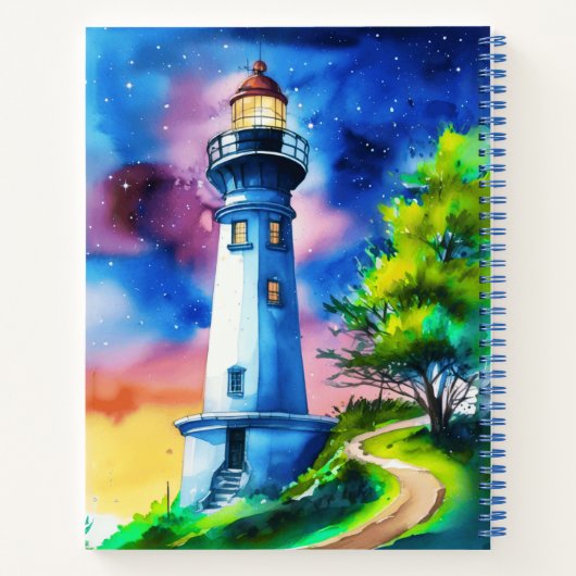 Lighthouse Under a Starry Sky Journal (Dos)