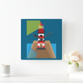 Lighthouse Vierkante Klok (Huis)