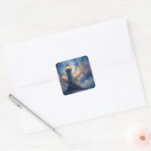 Lighthouse Vierkante Sticker (Envelop)