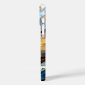 Lighthouse Waves iPhone Case Ocean Sunset Design (Achterkant / Links)