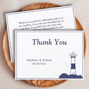 Lighthouse Wedding Dank u kaart