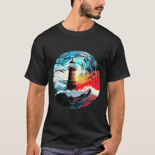 Lighthouse Zee World Ocean Beauty Discovery Reizen T-shirt