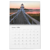 LighthouseGuy.com Calendrier du phare du Maine 201 (Jan 2026)