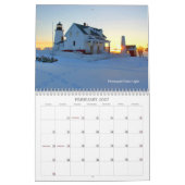 LighthouseGuy.com Calendrier du phare du Maine 201 (Feb 2027)