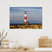 Lighthouses | Beachy Head Lighthouse England Poster (Keuken)