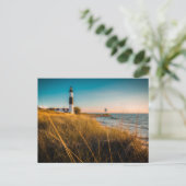 Lighthouses Big Sable Lighthouse Ludington, MI Briefkaart (Staand voorkant)