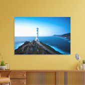 Lighthouses Cabo Home Lighthouse Cangas Spain Canvas Afdruk (Insitu (Woonkamer))