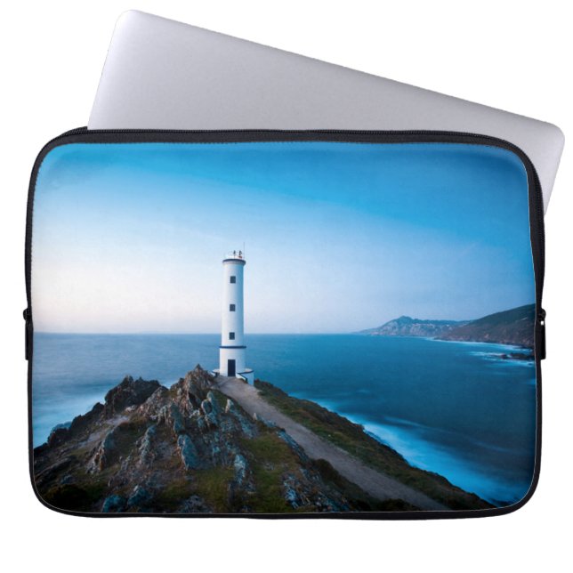 Lighthouses Cabo Home Lighthouse Cangas Spain Laptop Sleeve (Voorkant)
