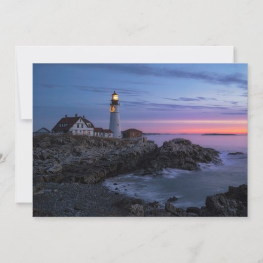 Lighthouses | Cape Elizabeth Maine Lighthouse Bedankkaart (Voorkant)