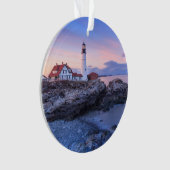 Lighthouses Cape Elizabeth, Maine Ornament (voorkant)