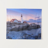 Lighthouses Cape Elizabeth, Maine Wandkleed (Voorkant (horizontaal))