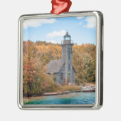 Lighthouses | Groot eiland East Channel Light Metalen Ornament (Links)