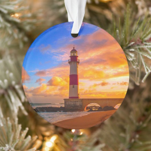 Lighthouses Itapuã Brazil Lighthouse Ornament (Boom)
