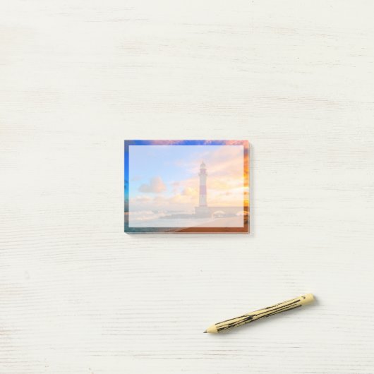 Lighthouses Itapuã Brazil Lighthouse Post-it® Notes (Op bureau)