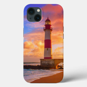 Lighthouses Itapuã Lighthouse Bahia Brazil iPhone 13 Hoesje