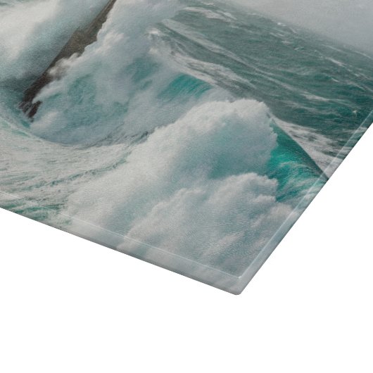 Lighthouses Jument Lighthouse Ouessant Frankrijk Snijplank (Hoek)