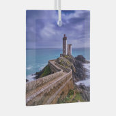 Lighthouses | Klein Minou Lighthouse Frankrijk Glas Ornament (Voorkant Rechts)