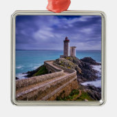 Lighthouses | Klein Minou Lighthouse Frankrijk Metalen Ornament (Voorkant)