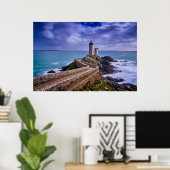 Lighthouses | Klein Minou Lighthouse Frankrijk Poster (Thuiskantoor)