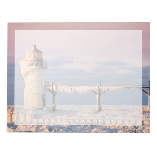 Lighthouses Lake Michigan Lighthouse Notitieblok (Voorkant)