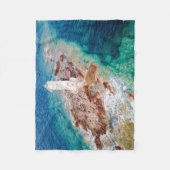 Lighthouses Mangiabarche Lighthouse Italy Fleece Deken (Voorkant)