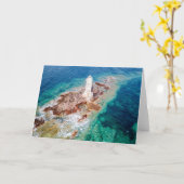 Lighthouses Mangiabarche Lighthouse Italy Kaart (Gele Bloem)