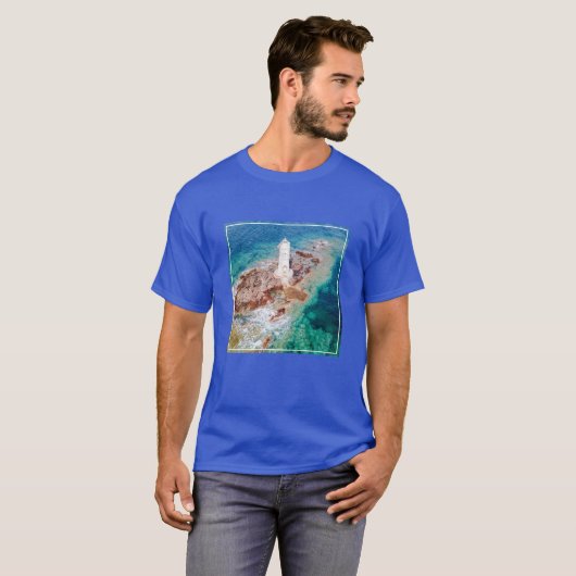Lighthouses | Mangiabarche Lighthouse Italy T-shirt (Voorkant volledig)