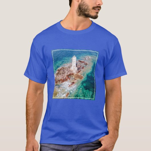 Lighthouses | Mangiabarche Lighthouse Italy T-shirt (Voorkant)