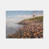 Lighthouses Montauk Point Long Island Fleece Deken (Voorkant (Horizontaal))