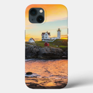 Lighthouses   Nubble Lighthouse Maine iPhone 13 Hoesje