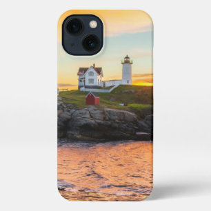 Lighthouses Nubble Lighthouse Maine iPhone 13 Hoesje
