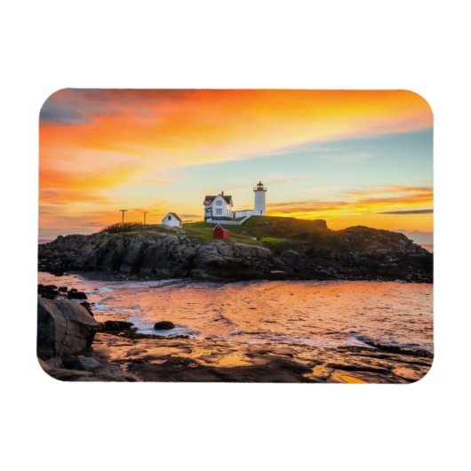 Lighthouses | Nubble Lighthouse Maine Magneet (Horizontaal)