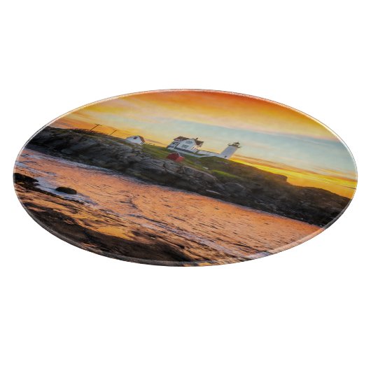 Lighthouses | Nubble Lighthouse Maine Snijplank (Hoek)