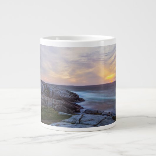 Lighthouses Peggy's Cove Lighthouse Nova Scotia Extra Grote Beker (Voorkant)