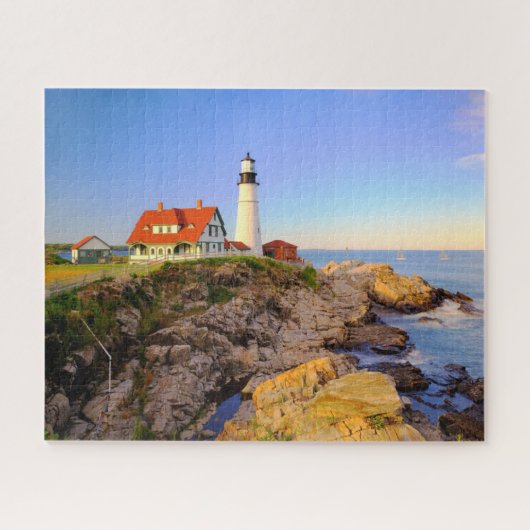 Lighthouses Rockport Lighthouse Maine Legpuzzel (Horizontaal)