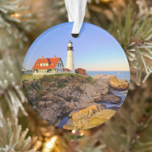 Lighthouses Rockport Lighthouse Maine Ornament