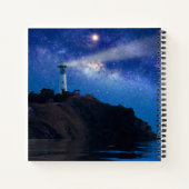 Lighthouses Starry Night Lighthouse Notitieboek (Achterkant)