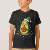 Lighting Avocado Ugly Christmas Sweater Guacamole T-shirt (Voorkant)