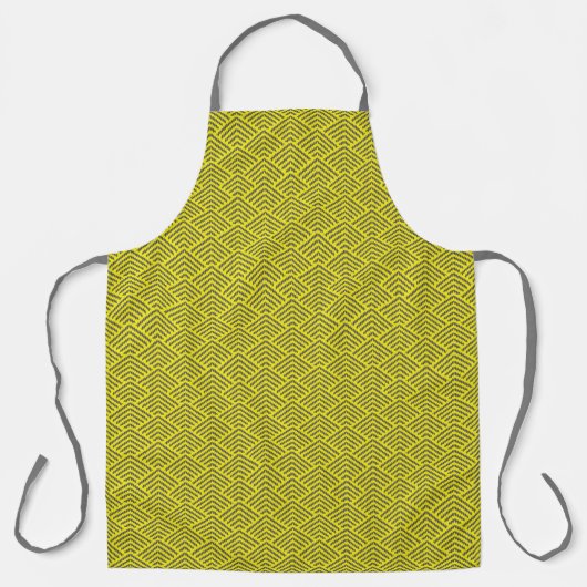 Lightning Arches All-Over Print Apron Schort (Voorkant)