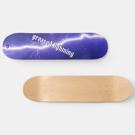 Lightning Bold Greased Lightning Dd Brand Skatebo Skateboard (Horizontaal)