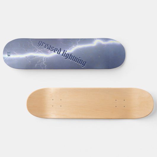 Lightning Bold Greased Lightning Dd Brand Skatebo Skateboard (Horizontaal)