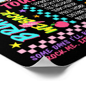 Lightning Bolt Abcd Back To School Tour Bruh We Ba Poster (Hoek)