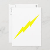 Lightning Bolt Briefkaart (Voorkant / Achterkant)
