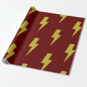 Lightning Bolt Cadeaupapier (Uitgerold)