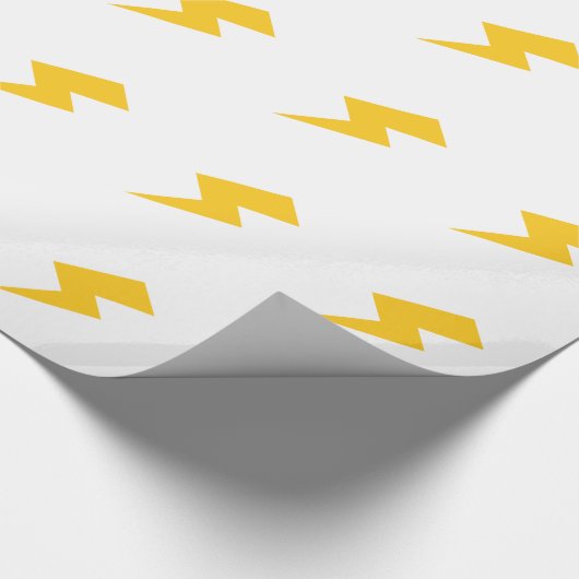 Lightning Bolt Cadeaupapier (Hoek)