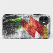 Lightning Bolt Dark Grunge Case-Mate iPhone Case (Achterkant (horizontaal))