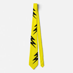 Lightning Bolt Electric Hazard Novelty Stropdas