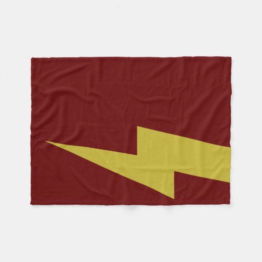 Lightning Bolt Fleece Deken (Voorkant (Horizontaal))
